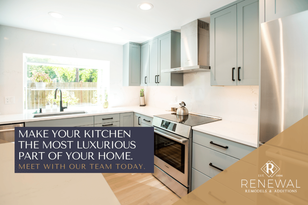 remodelingbyrenewal kitchen remodel in WA with new cabinetry, appliances, and countertops