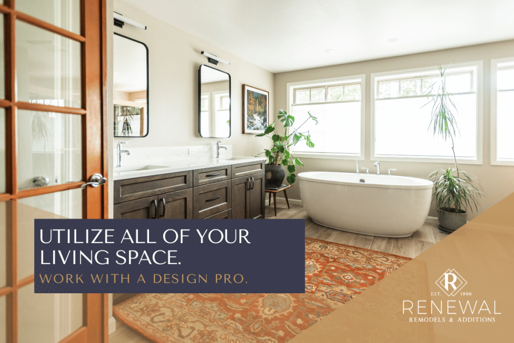 remodelingbyrenewal WA bathroom remodeling with new faucets, flooring and light fixtures